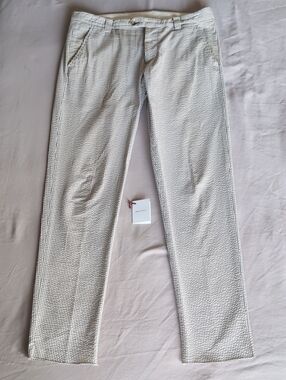 MICHAEL BASTIAN "Textured Seersucker Pant" Sz 52 36x34 SLIM FIT!